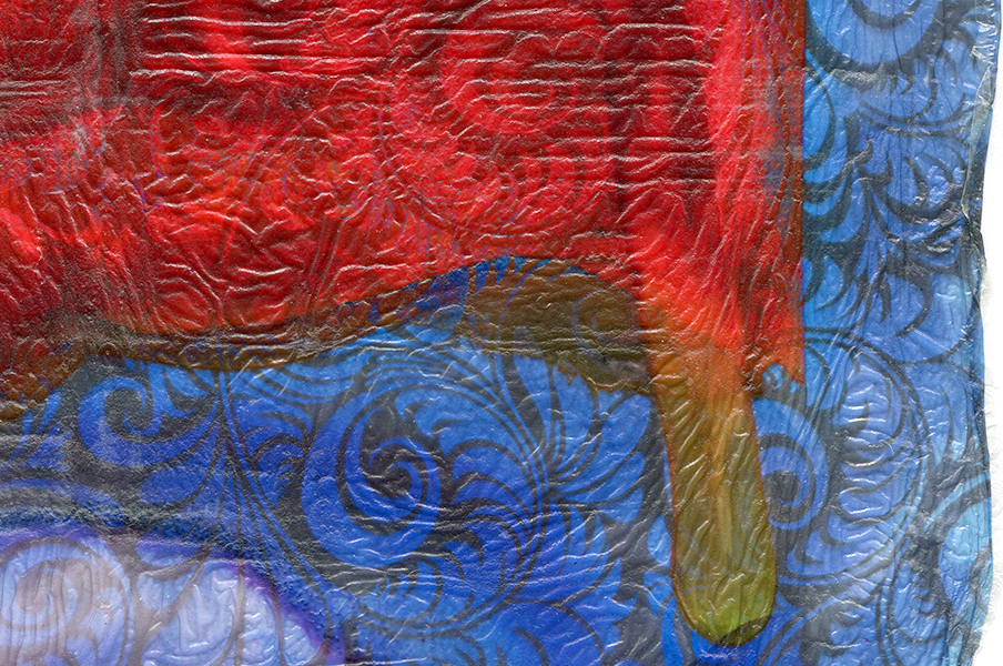 <center>Crepe Brocade  (2013)  18"x16 Detail 2</center><p><a href="/gallery.html?folio=Image%20Gallery&gallery=Early%20Alternative%20Media" target="_parent">Back to Gallery</a>