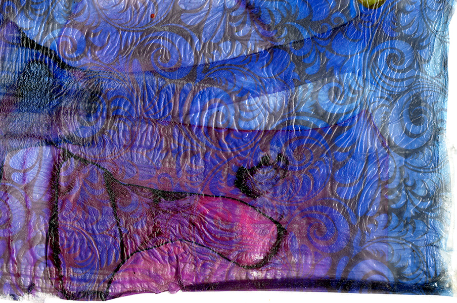 <center>Crepe Brocade  (2013)  18"x16 Detail 3</center><p><a href="/gallery.html?folio=Image%20Gallery&gallery=Early%20Alternative%20Media" target="_parent">Back to Gallery</a>