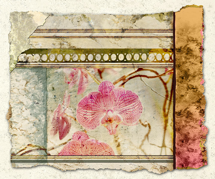 <center><em>Orchid Fresco</em> (2006) 43"x51" (printed dimensions variable)</center>