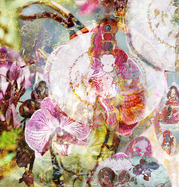 <center><em>Thousand Petals_pink</em> (2009) 40"x38"<br/>(printed dimensions variable)</center><br/></center>