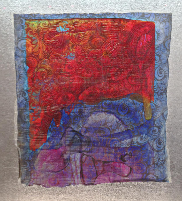 <center><em>CrepeBrocade</em> (2013) 18"x16"<br/>Alternative media on handcrafted multi-layered acrylic with silver leaf<br/>
<br/>
</center>

<a href="/gallery.html?folio=Details&sortNumber=&gallery=Crepebrocade&skipno=0&loadedNumber=0" target="_parent">Click for detail image</a></center>