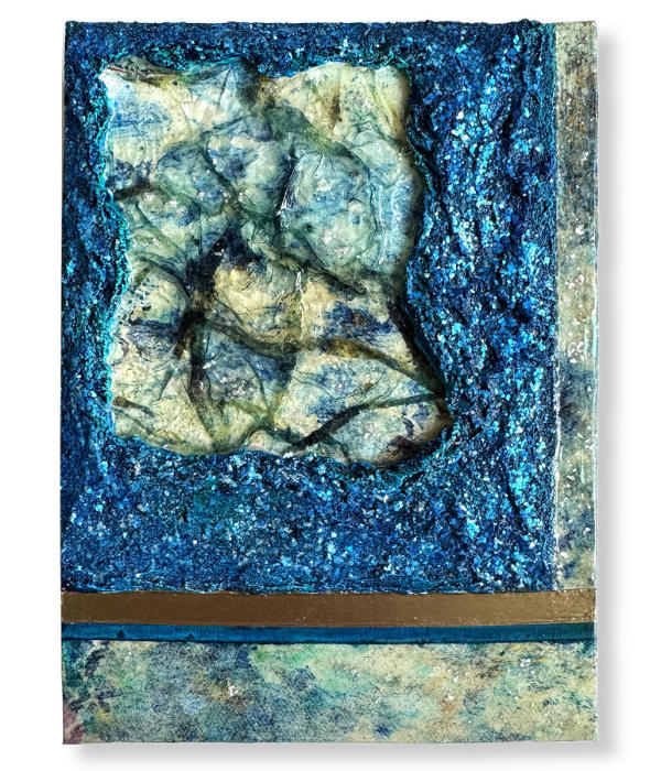 <center><em>Indigo Folds II</em> (2016) 7"x5"
<br/>Alternative media on handcrafted multi-layered acrylic collage on wood panel<br/><br/>
<a href="/gallery.html?folio=Details&sortNumber=1&gallery=Indigo%20Folds%20II&skipno=0&loadedNumber=0" target="_parent">click for detail image</a>
</center>